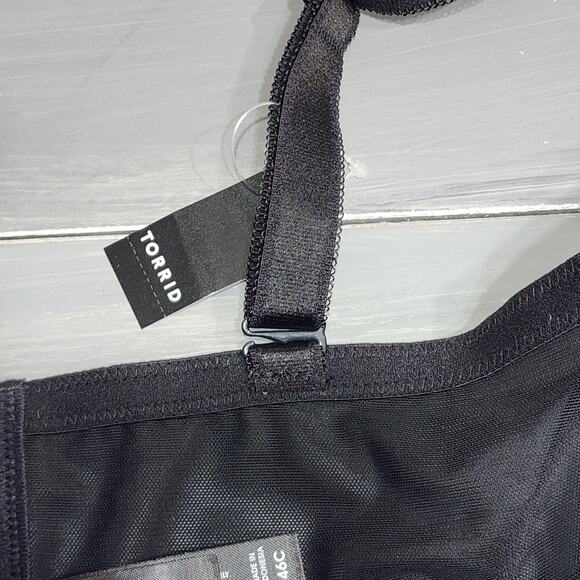 Torrid Full Coverage Unlined Bombshell Lace Straight Back Underwire Bra 46C - Picture 11 of 13